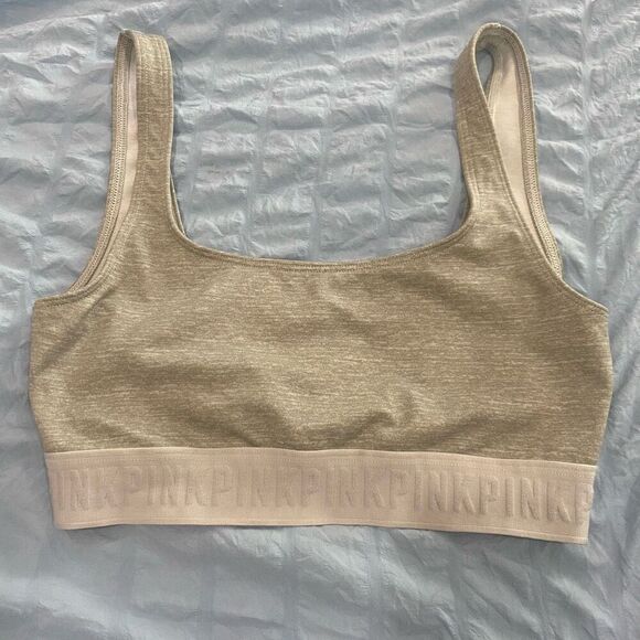 Victoria’s Secret PINK Gray Sportsbra Size Xs - Picture 1 of 4